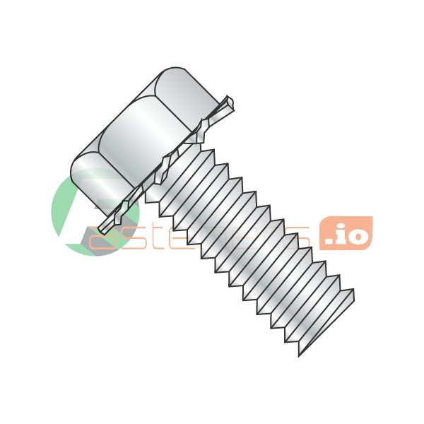 Newport Fasteners #10-24 x 3/8 in External Hex Machine Screw, Zinc Plated Steel, 5000 PK 522143 - main